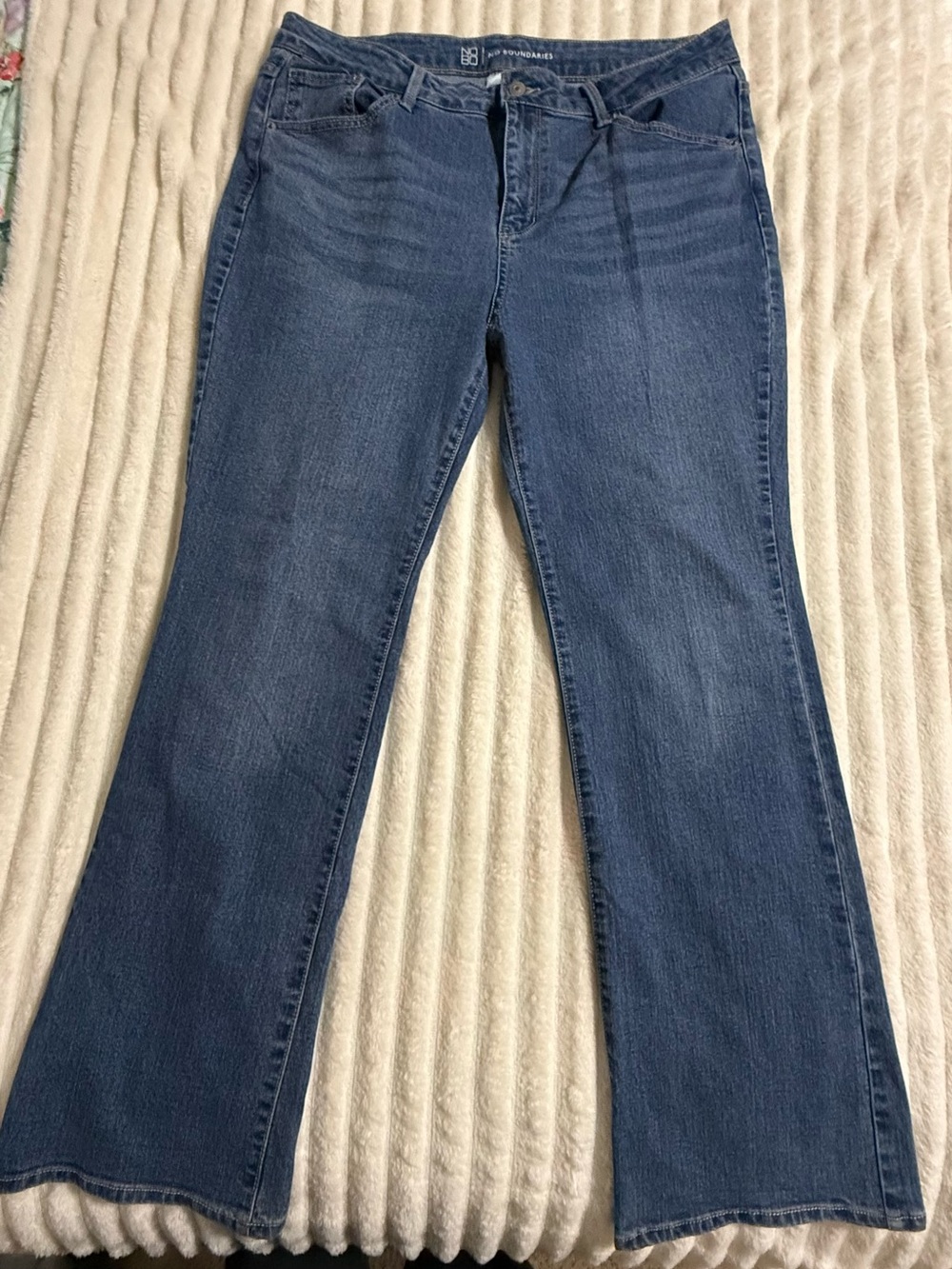 No Boundaries Dark Blue Flared Jeans